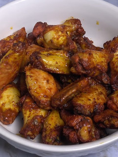 Una foto de Alitas de pollo a la freidora de aire