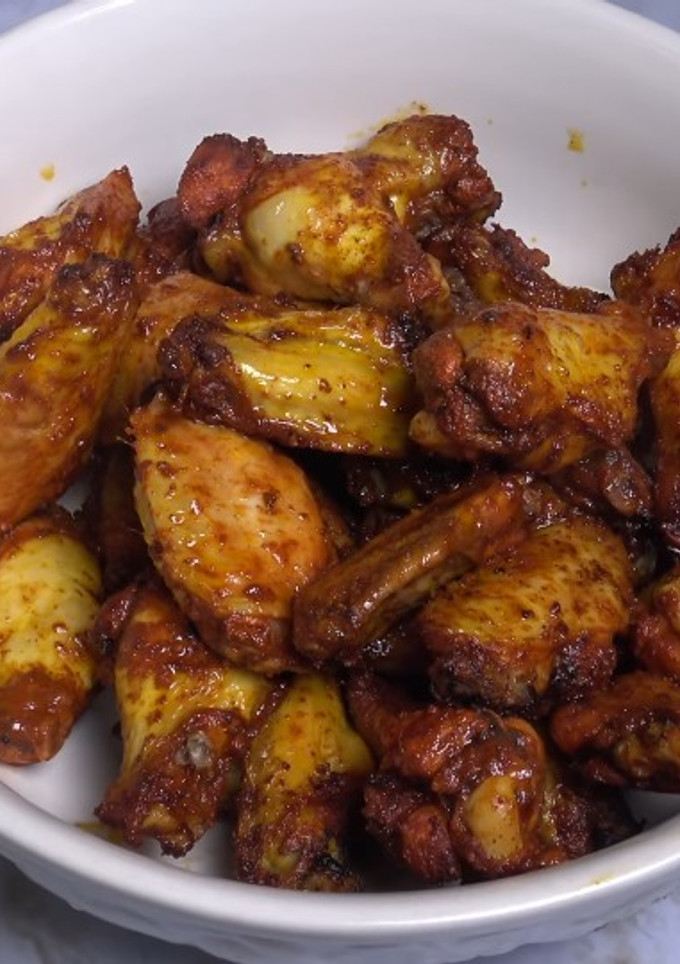 Una foto de Alitas de pollo a la freidora de aire