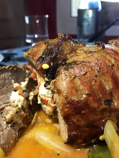 Una foto de Carne rellena al horno