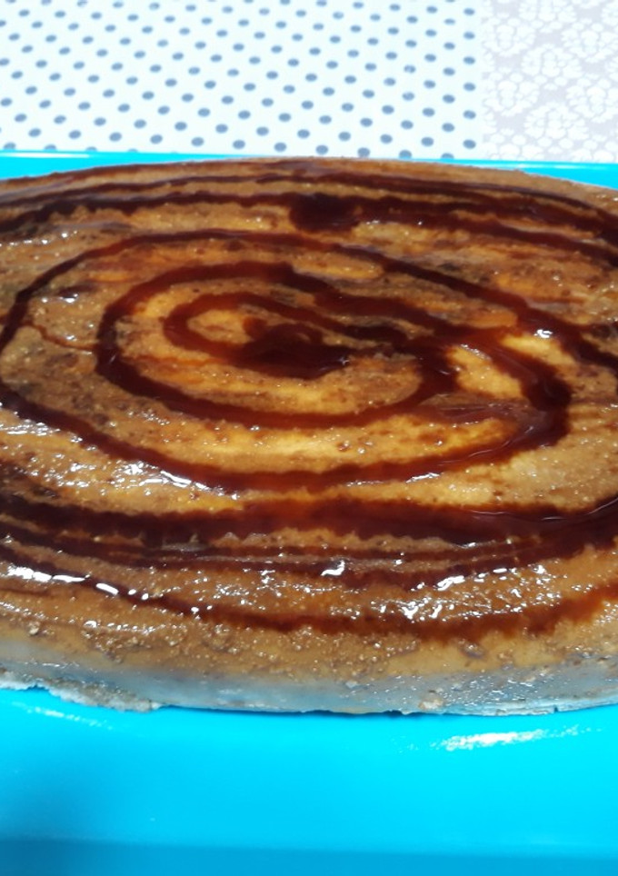 Una foto de Tarta de queso con sobaos pasiegos