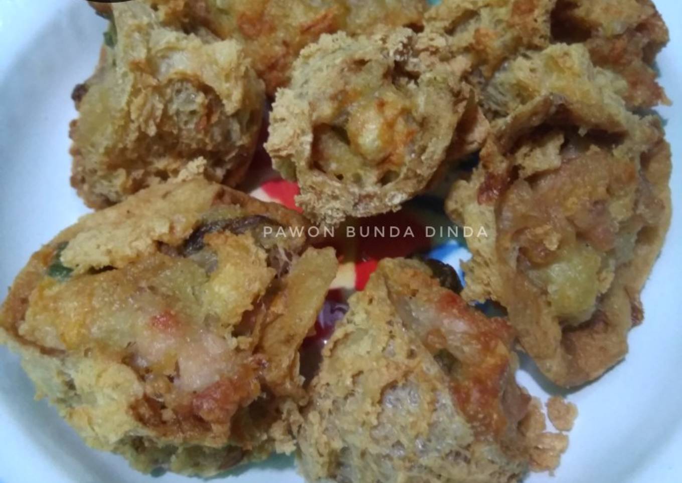 Tahu walik isi ayam cincang