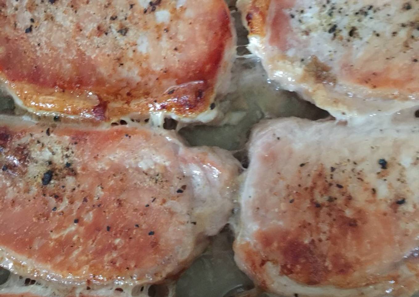 Beer basted Pork Loin chops
