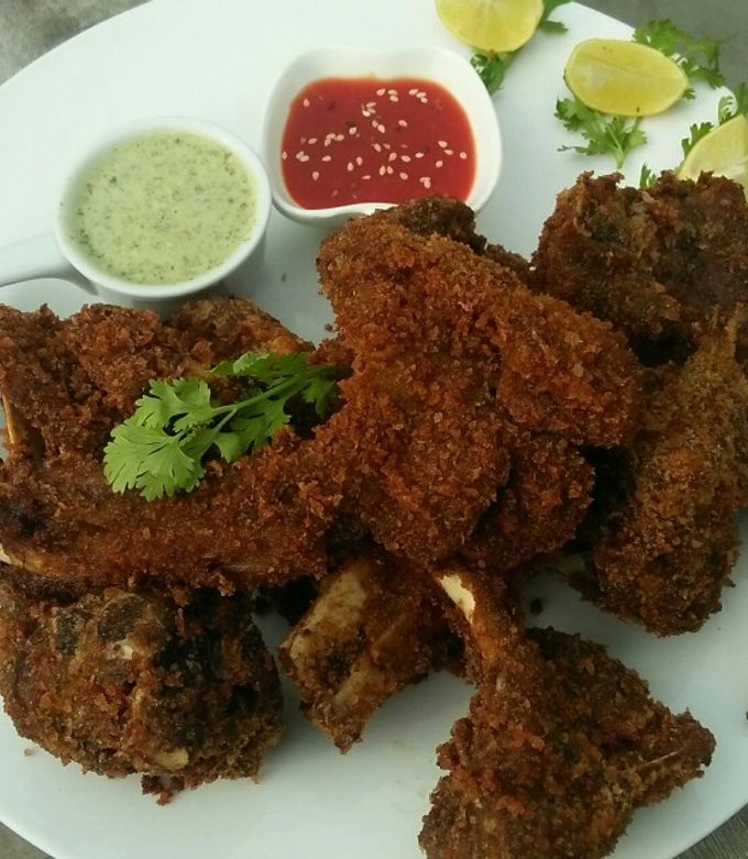 Crispy mutton fried (6pc)