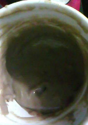 Una foto de Leche con maizena y chocolate !!