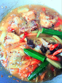 Foto resep Pindang kakap kuning pedas mampus