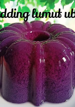Foto resep Pudding lumut Ube (ubi ungu) by benzbaking