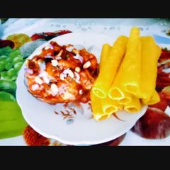 A picture of Tasty crispy batata(potato)bhungala.