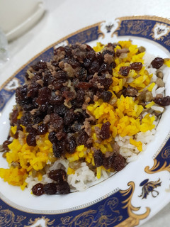 عکسی از دستور عدس پلو