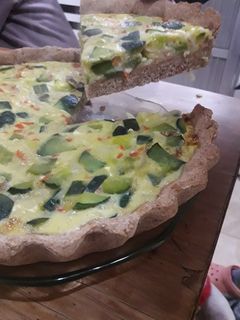 Una foto de Tarta de zapallito con masa de harina integral (Casera)🤗