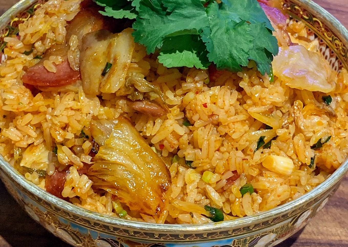 Recipe of Homemade Kimchi fried rice