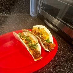 A picture of Korean Beef Tacos (instant pot).