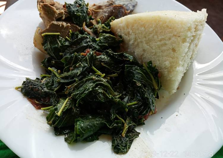 Terere and spinach