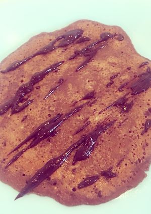 A picture of Banana Choco Pancake.