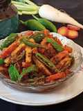 Carrot Radish and Green chilli instant pickle