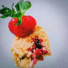 A picture of Torta de Frutillas en Microondas.