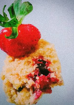 Una foto de Torta de Frutillas en Microondas