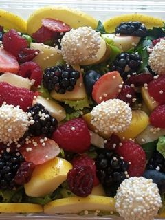 Una foto de Ensalada frutal