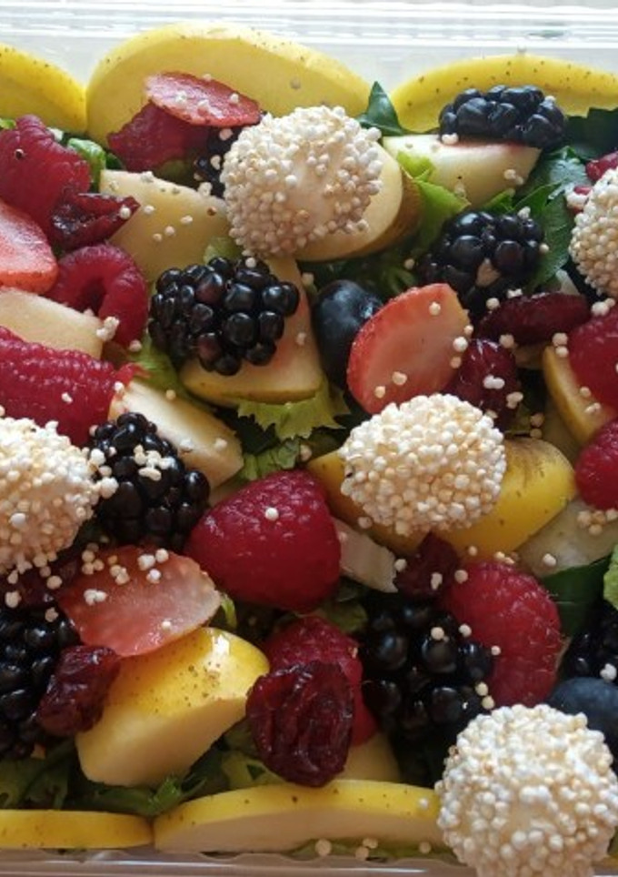 Una foto de Ensalada frutal