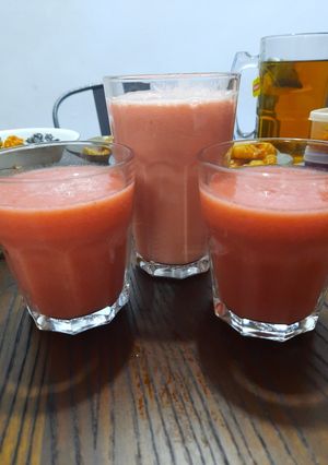Foto resep Jus strowbery tomat