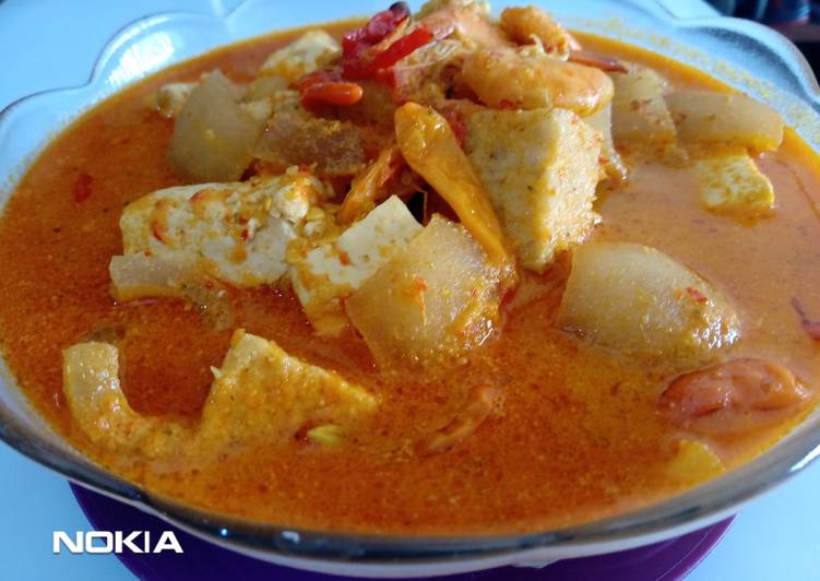 Tempe gembus cecek bumbu rujak?