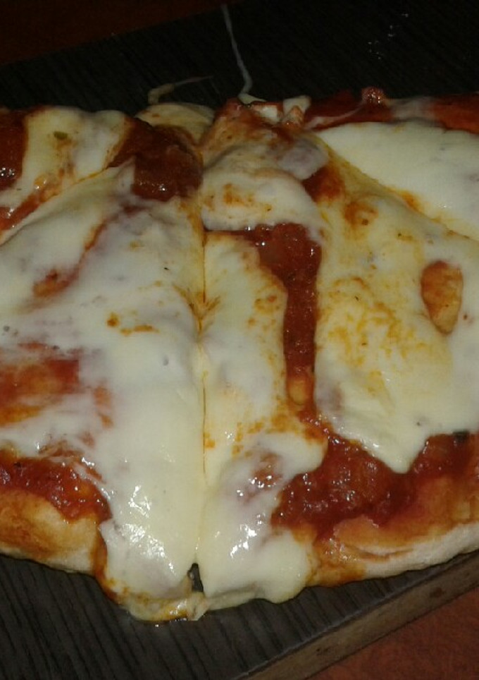 Una foto de Mi pizza casera.