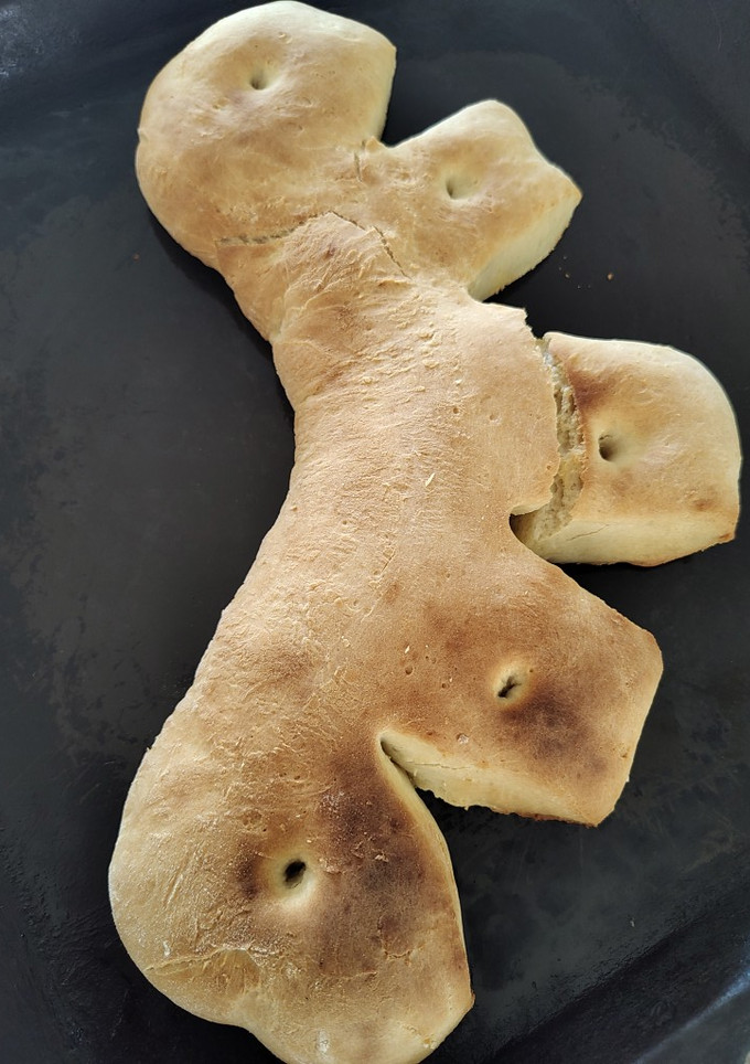 Una foto de Corderito o pan casero