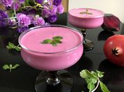 A picture of pomegranate drink