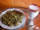فول مقلي وبنين