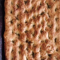A picture of My Garlic & Rosemary Focaccia Bread.