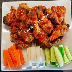 A picture of Oven Baked Buffalo Chicken Wings:.