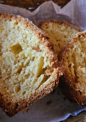 Una foto de Budín de mandarina fácil