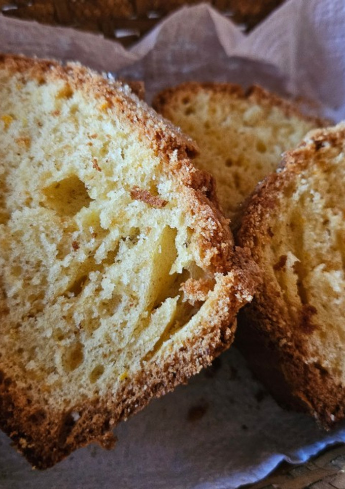 Una foto de Budín de mandarina fácil