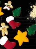 Galletas Navideñas de harina de Garbanzos, con miel y especias