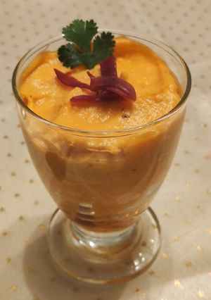 Une photo de ⭐⭐⭐ Verrine butternut façon inspiration Pierre Sang