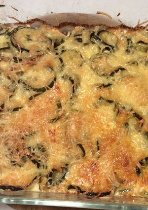 Une photo de Gratin de courgettes