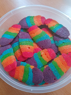 Foto resep Lidah Kucing Rainbow 🌈