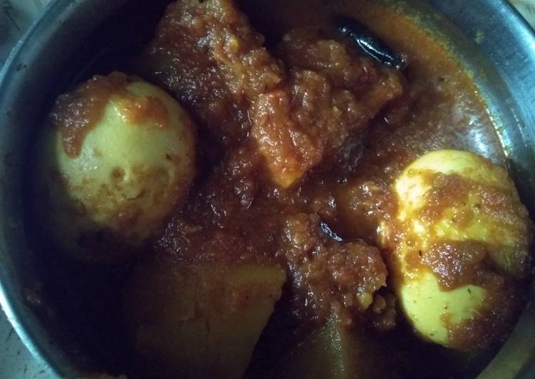 Sunday Fresh Egg curry (dim kosha)
