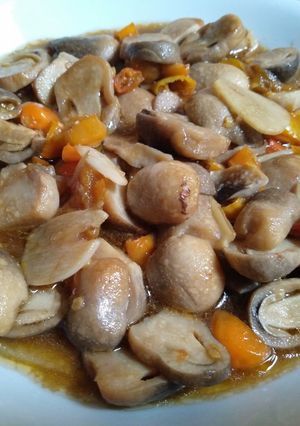Foto resep Tumis jamur pedas saos tiram