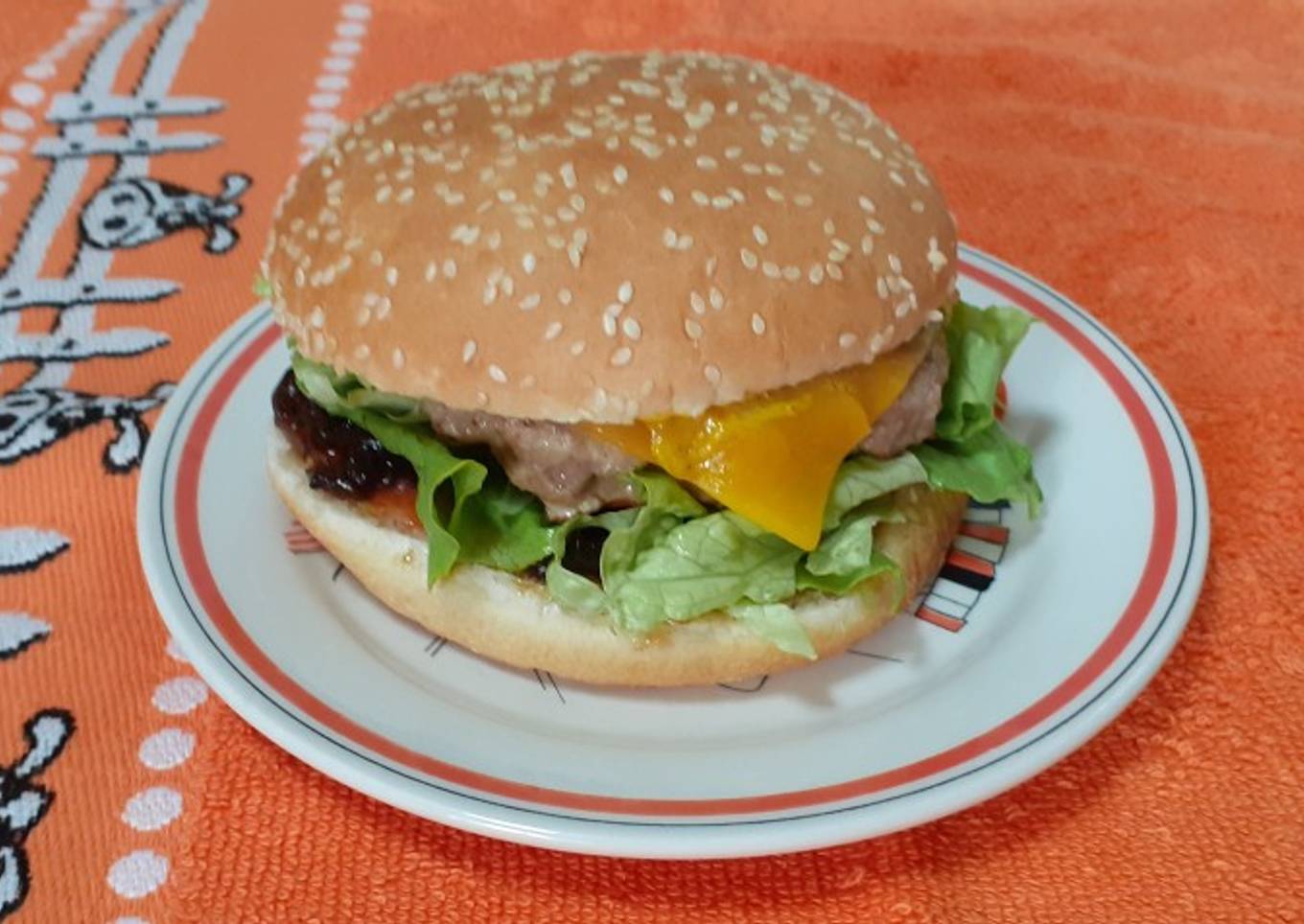 Hamburguesa casera XXL 🍔🍔🍔