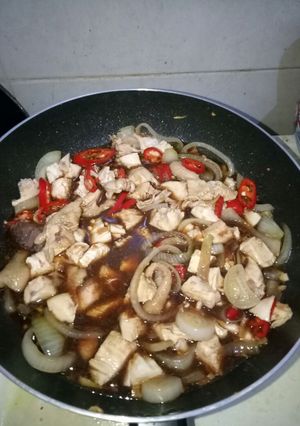 Foto resep Ayam lada hitam simple