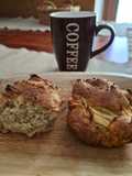 Citromos-almás-túrós muffin szénhidrátszegény