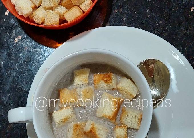 Mushroom Cream Soup Sehat ala Vegan