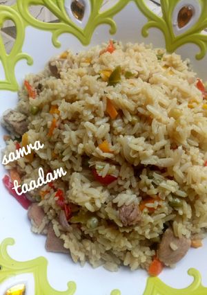 A picture of Spicy jollop rice.