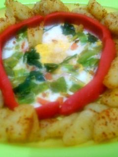 Foto resep Kentang Goreng Sosis Telur