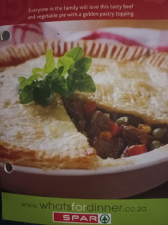 A picture of Steak & Vegetable Pie.