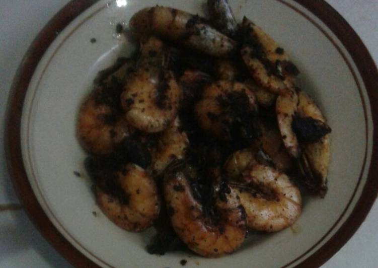 Resep Udang goreng asem manis Anti Gagal
