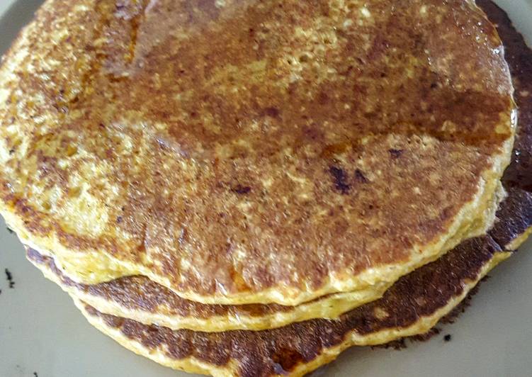 Hotcakes de banana y zanahoria