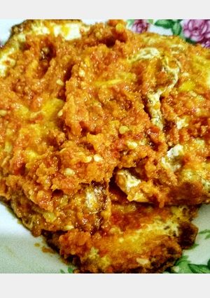 Foto resep Telur ceplok balado 🍳
