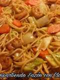 Chow mein de camarones🌹