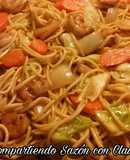 Chow mein de camarones🌹